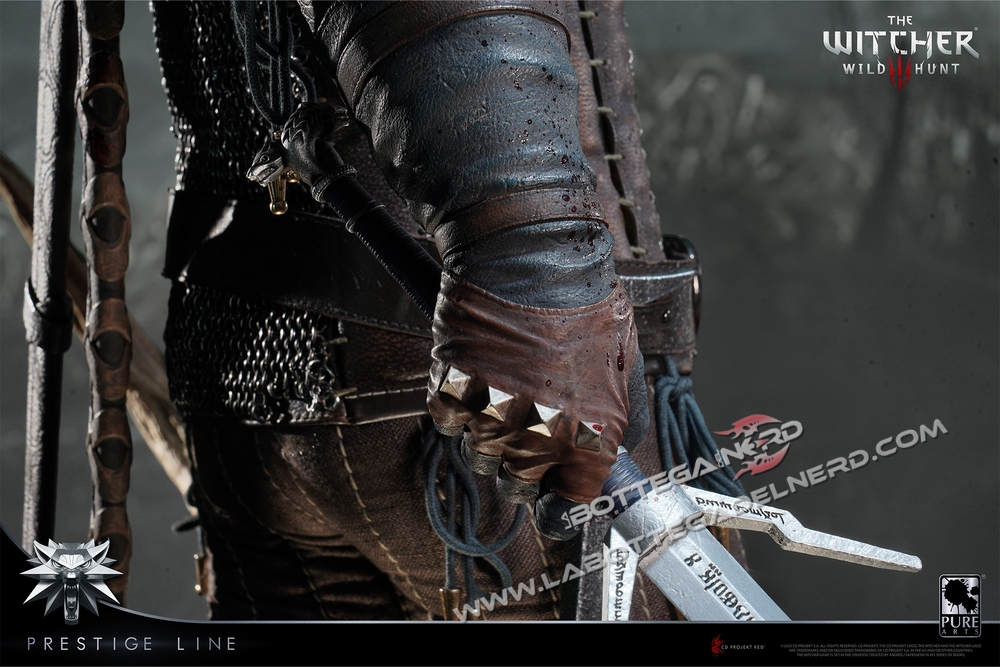 The Witcher III - Statue 1/2 Geralt of Rivia Prestige Line 110cm - immagine 12