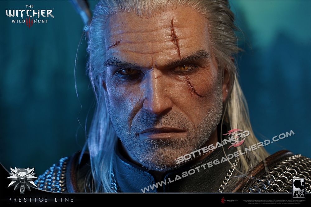The Witcher III - Statue 1/2 Geralt of Rivia Prestige Line 110cm - immagine 14
