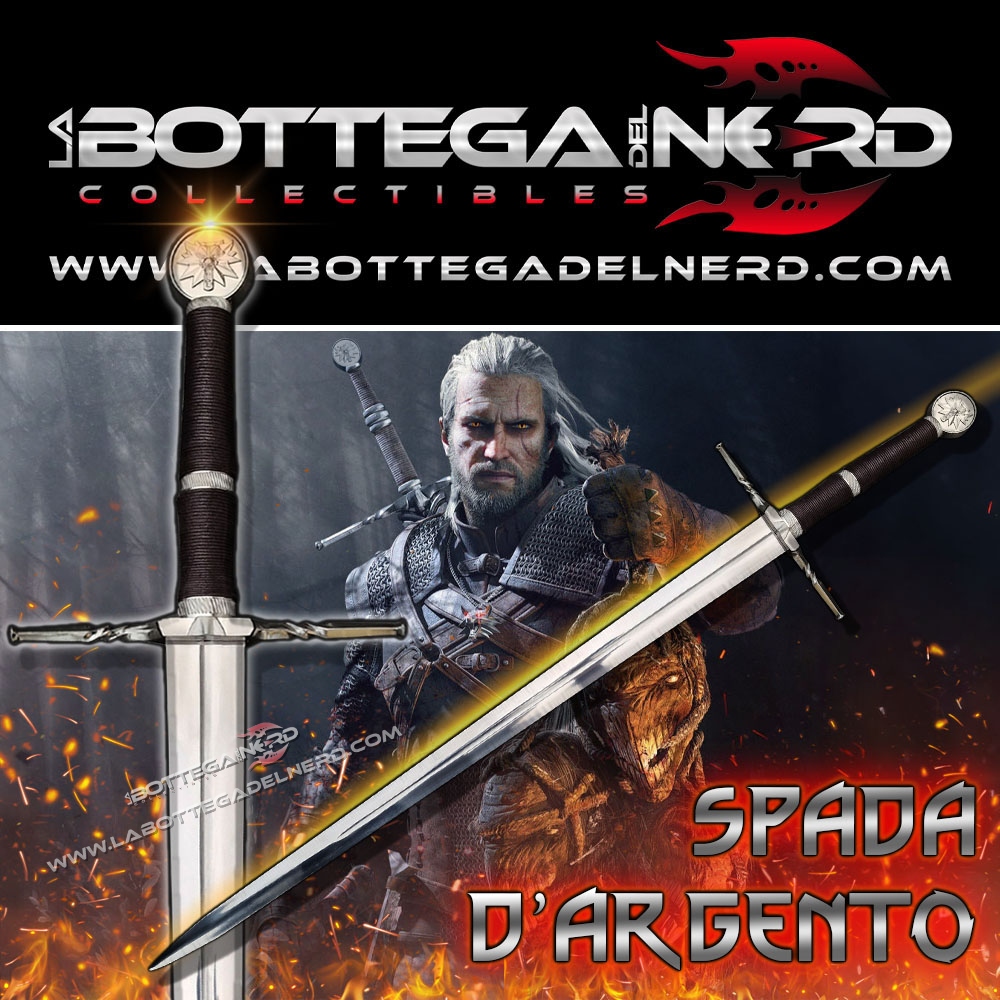 The Witcher 3 - Replica Spada d'acciaio Geralt di Rivia (Brown)