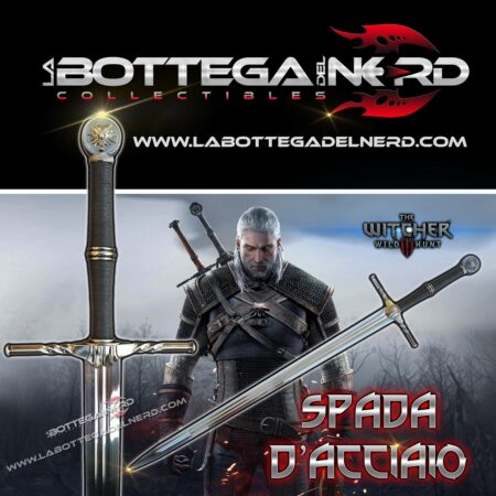 The Witcher 3 - Replica Spada d'acciaio Geralt di Rivia (DELUXE)