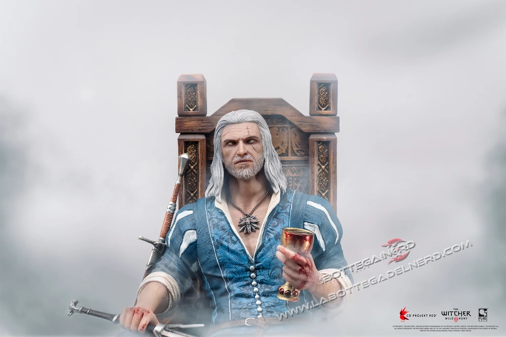 The Witcher 3: Wild Hunt - Statue Geralt 1:6 Scale Statue 29cm - immagine 4