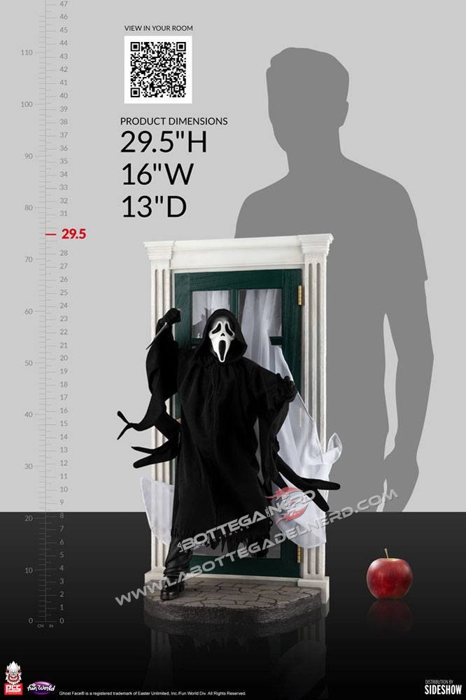 SCREAM - Premium Collectibles Ghost Face Statue 1/3 75cm - immagine 11