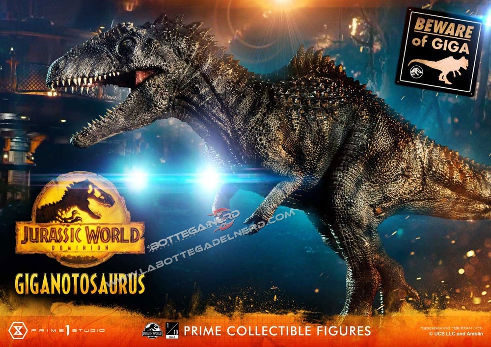Jurassic World Dominion - Statue 1/38 Giganotosaurus 48cm - immagine 10