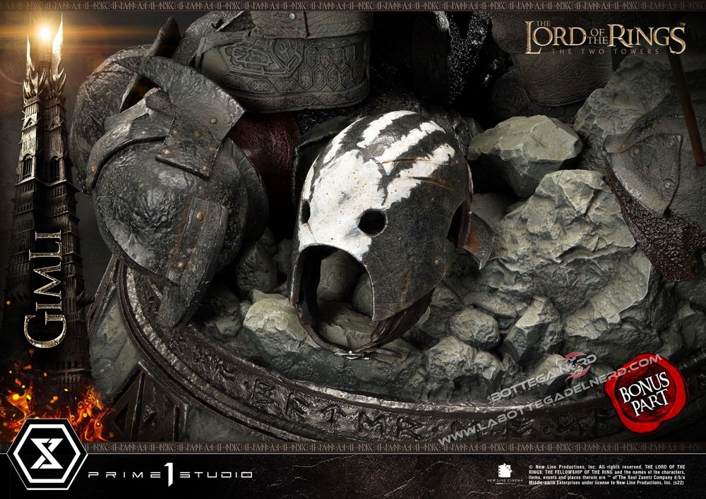 Lord of the Rings: The Two Towers - Statue 1/4 Gimli Bonus Version 56cm - immagine 10