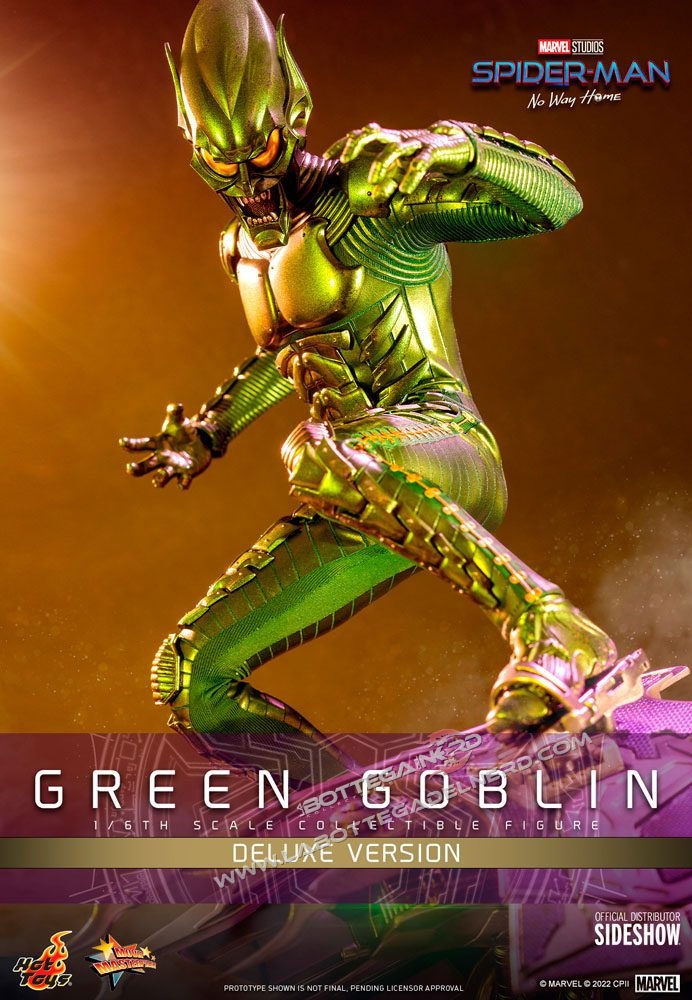 Spider-Man: No Way Home - Masterpiece 1/6 Green Goblin Deluxe 30cm - immagine 6