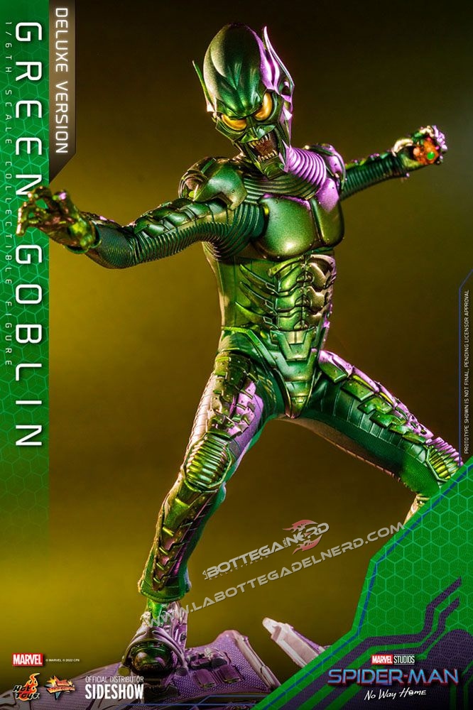 Spider-Man: No Way Home - Masterpiece 1/6 Green Goblin Deluxe 30cm - immagine 8