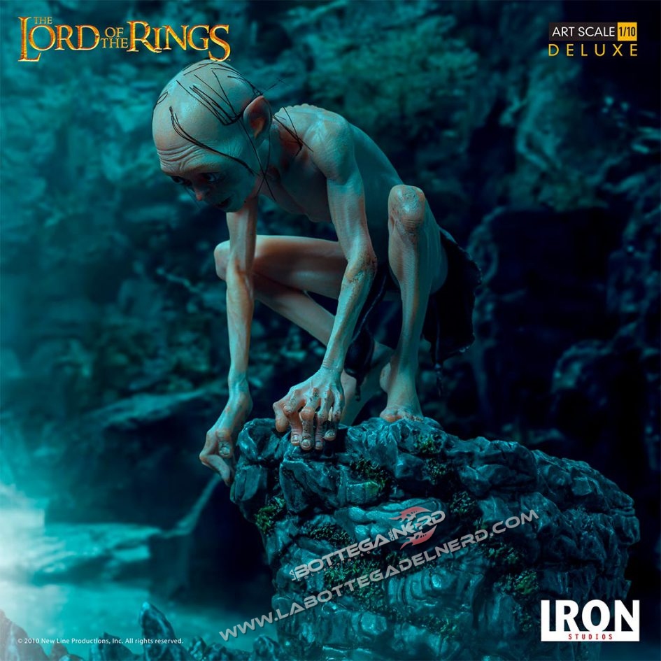 Lord Of The Rings - Statua 1/10 Gollum Deluxe 12cm - immagine 2