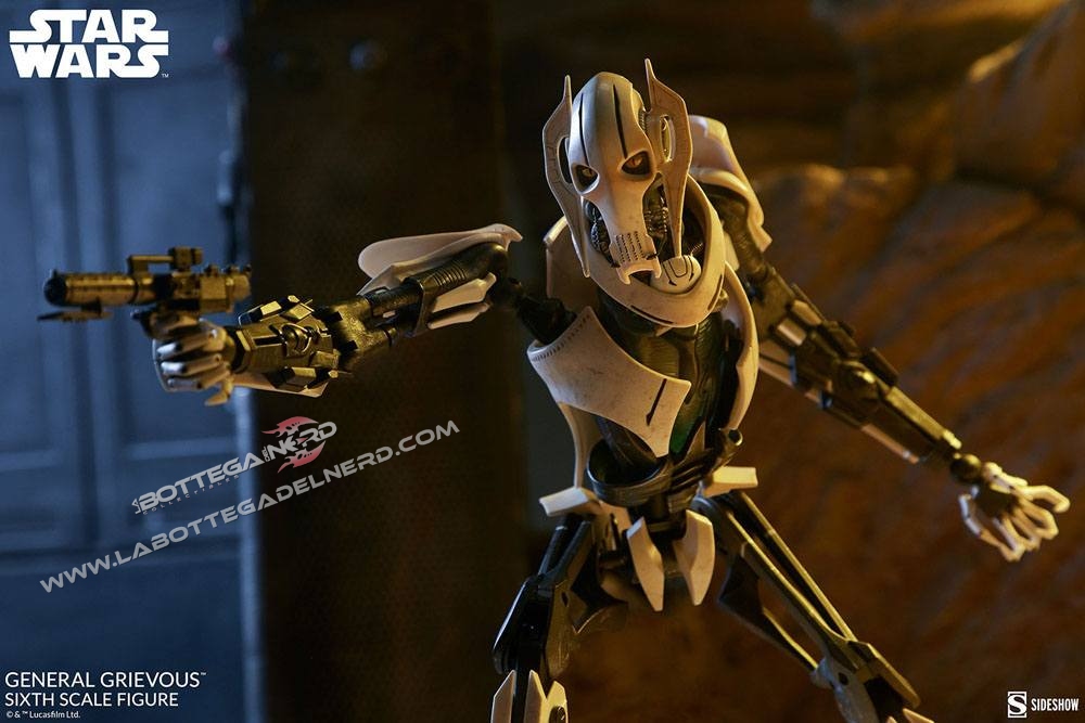 Star Wars - Sixth Scale Action Figure 1/6 Generale Grievous 41cm - immagine 9