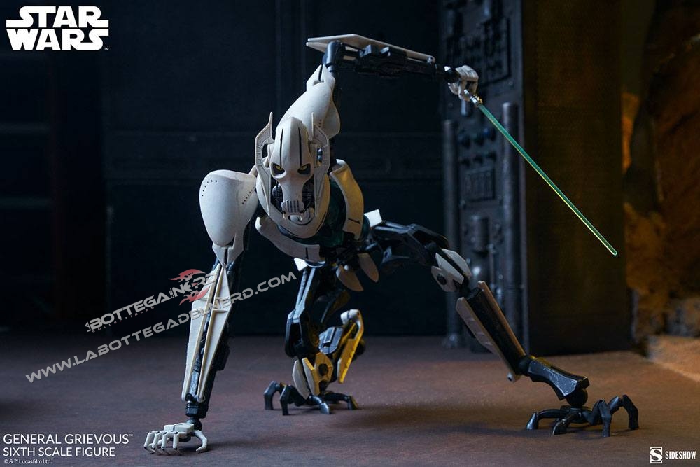 Star Wars - Sixth Scale Action Figure 1/6 Generale Grievous 41cm - immagine 6