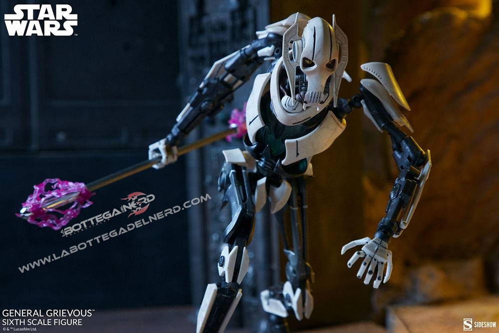 Star Wars - Sixth Scale Action Figure 1/6 Generale Grievous 41cm - immagine 7