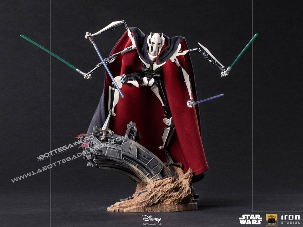 Star Wars - Deluxe BDS Art Scale Statue 1/10 Generale Grievous 33cm - immagine 4