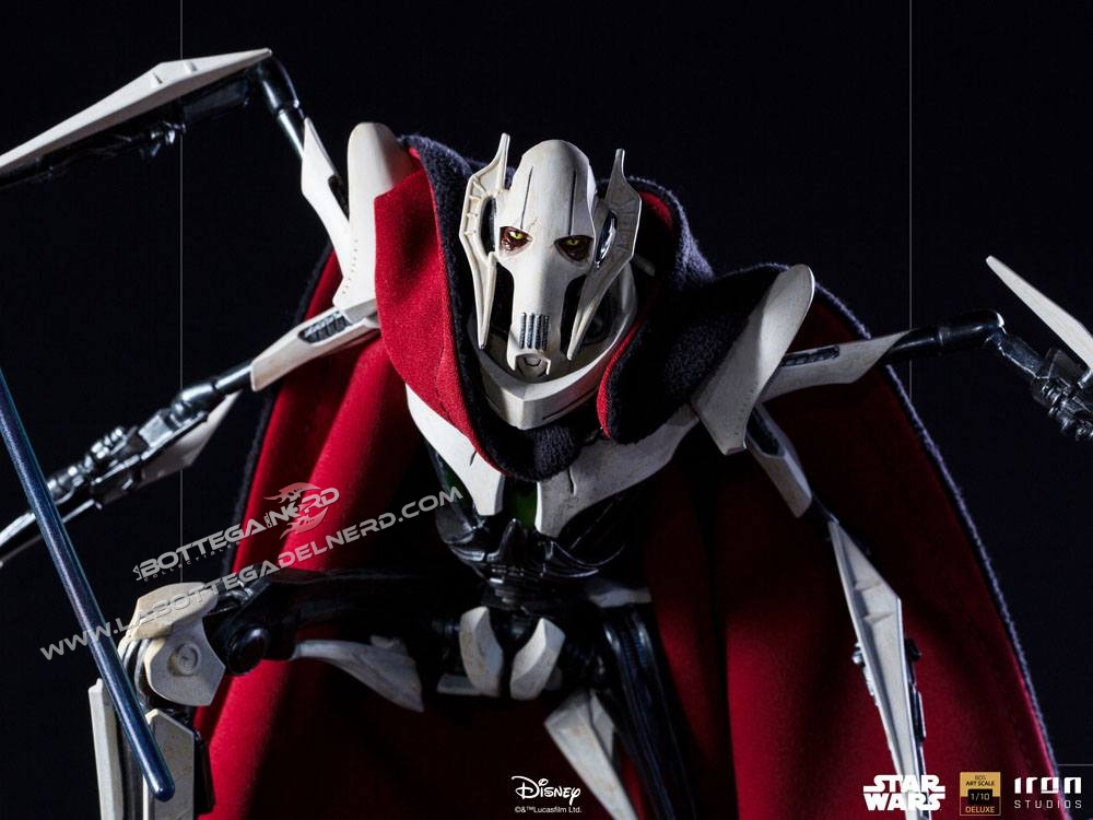 Star Wars - Deluxe BDS Art Scale Statue 1/10 Generale Grievous 33cm - immagine 7