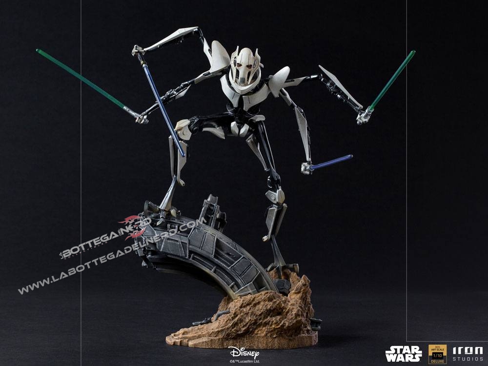 Star Wars - Deluxe BDS Art Scale Statue 1/10 Generale Grievous 33cm - immagine 5