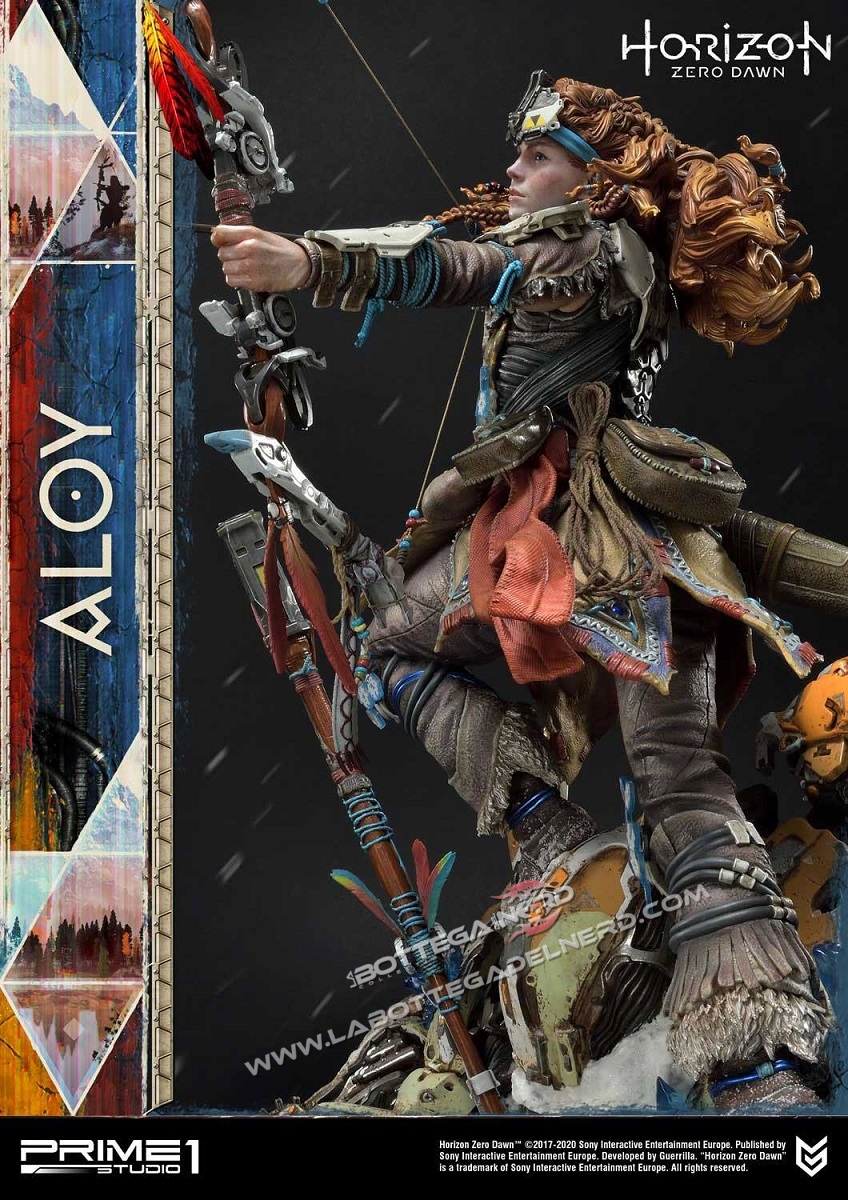 Horizon Zero Dawn - Statua 1/4 Aloy Shield Weaver Armor Set 70cm - immagine 4
