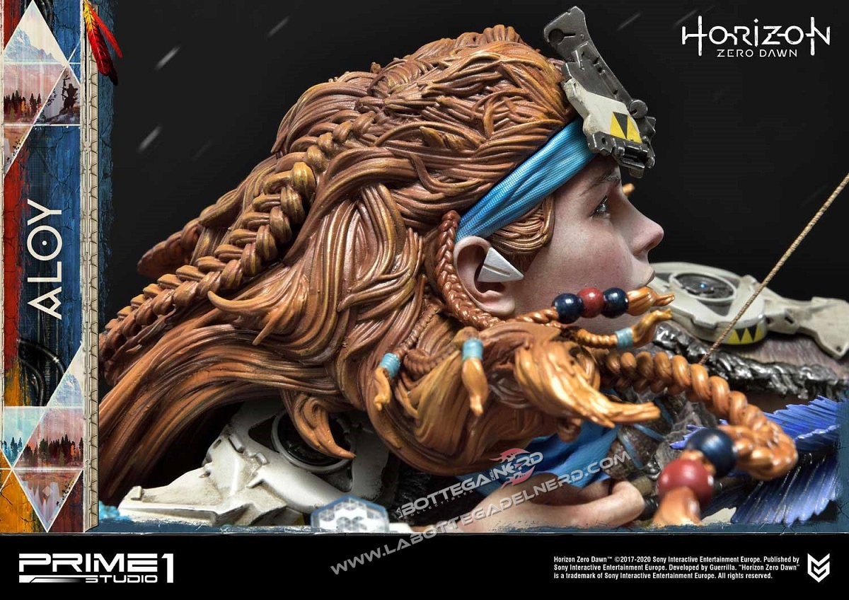 Horizon Zero Dawn - Statua 1/4 Aloy Shield Weaver Armor Set 70cm - immagine 7