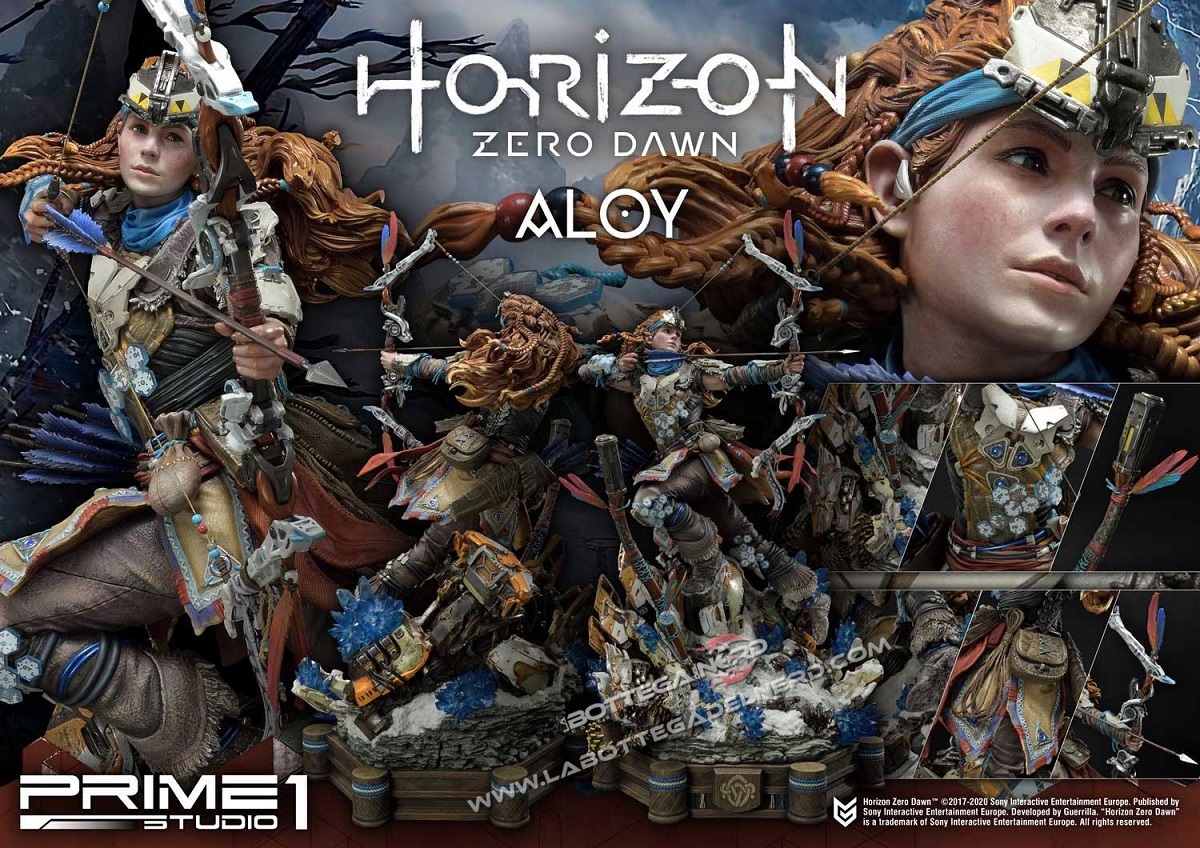 Horizon Zero Dawn - Statua 1/4 Aloy Shield Weaver Armor Set 70cm - immagine 8