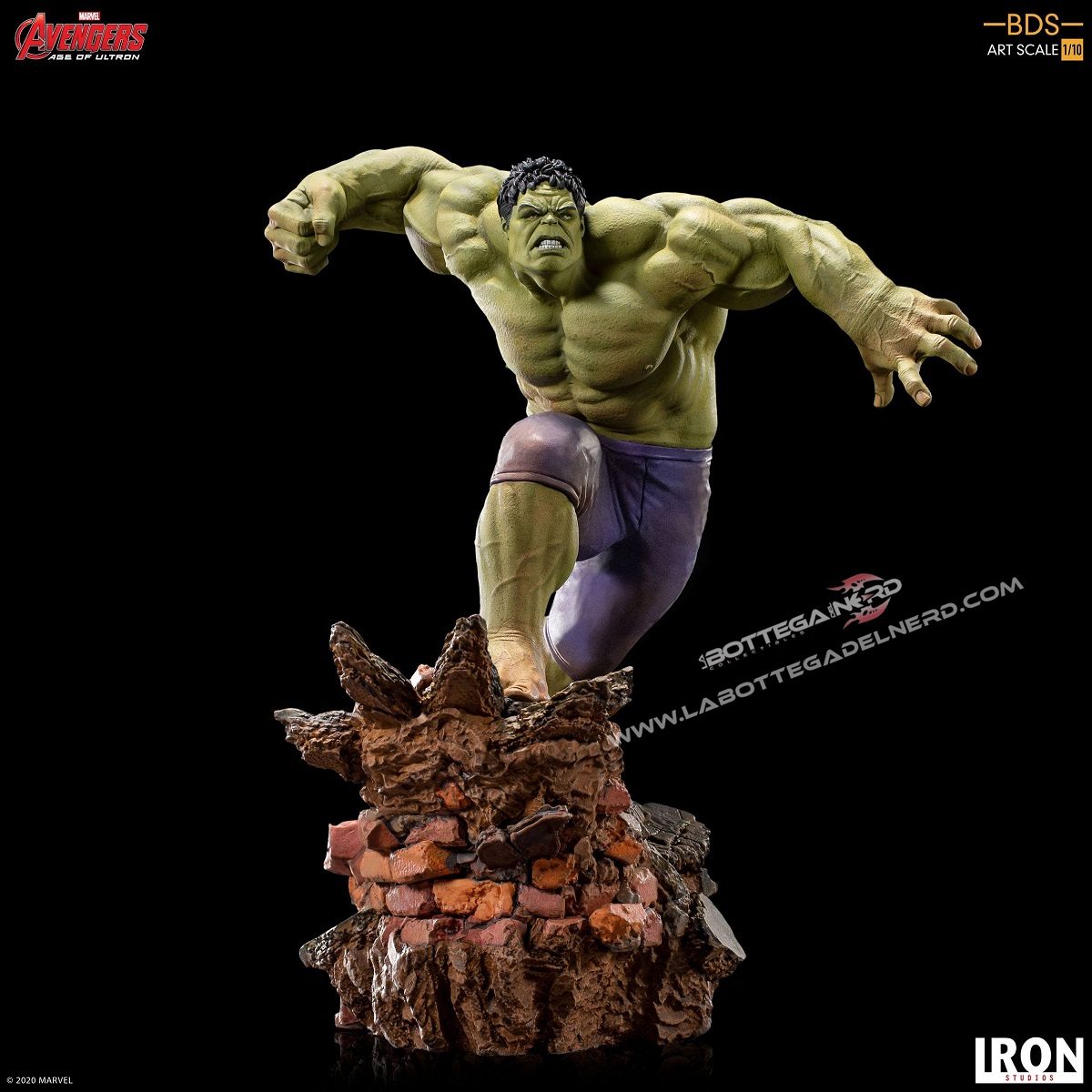 Avengers Age of Ultron - BDS Art Scale Statua 1/10 Hulk 26cm - immagine 3