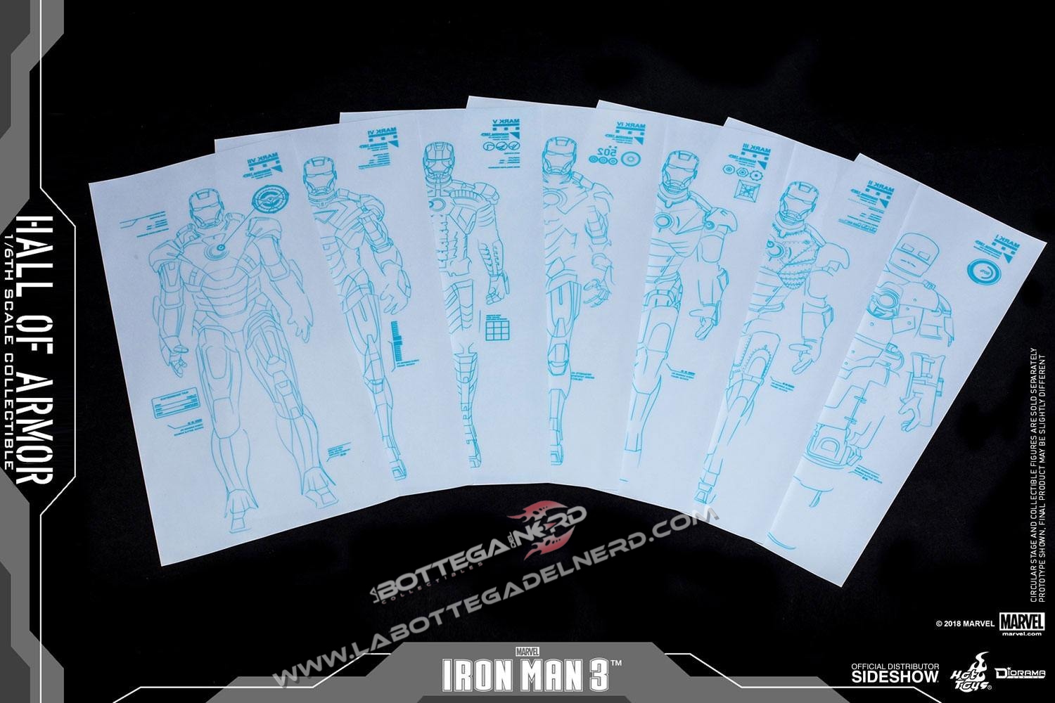 Iron Man 3 - Diorama Set Hall of Armor (1 Pezzo) - immagine 5