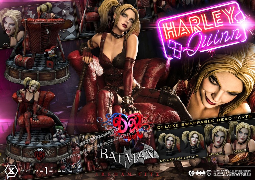 Batman Arkham City - Statua DC 1/3 Harley Quinn Deluxe Bonus Version 58cm - immagine 6