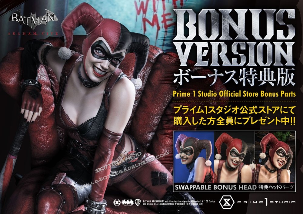 Batman Arkham City - Statua DC 1/3 Harley Quinn Deluxe Bonus Version 58cm - immagine 5