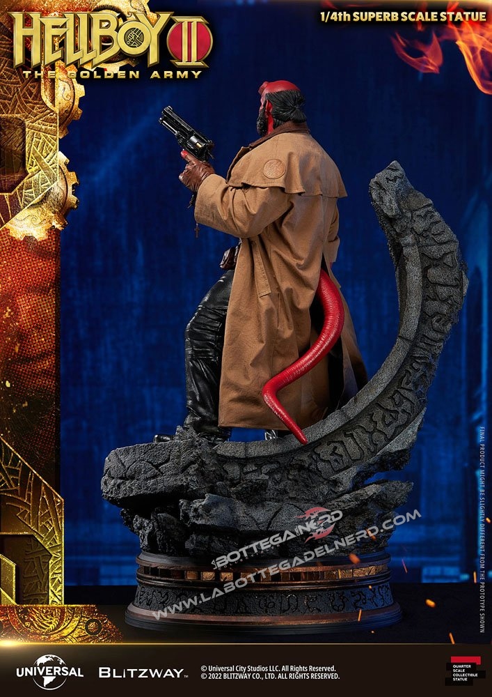 Hellboy II: The Golden Army - Superb Statue 1/4 Hellboy 70cm - immagine 9
