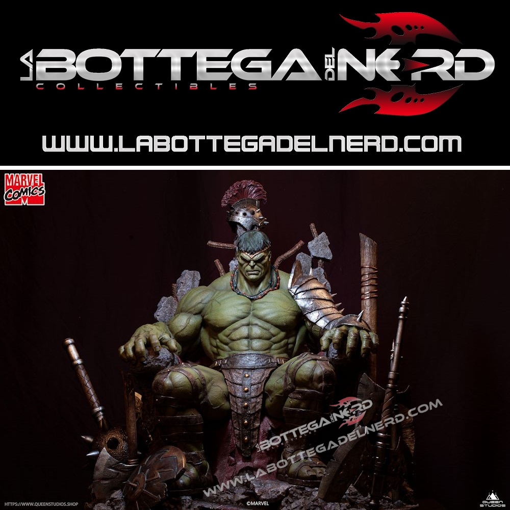 Marvel - Statua Hulk on Throne Queen Studios Regular