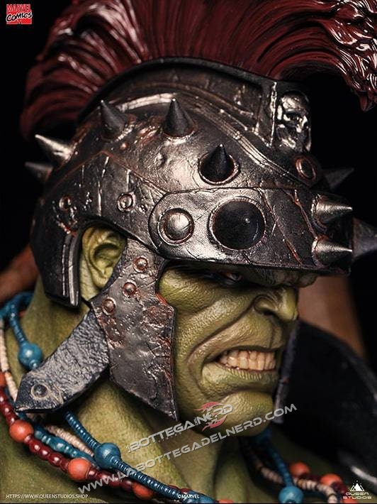 Marvel - Statua Hulk on Throne Queen Studios Premium 67cm - immagine 2