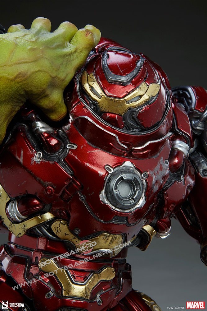 Marvel - Statue Maquette Hulk vs Hulkbuster 50cm - immagine 8