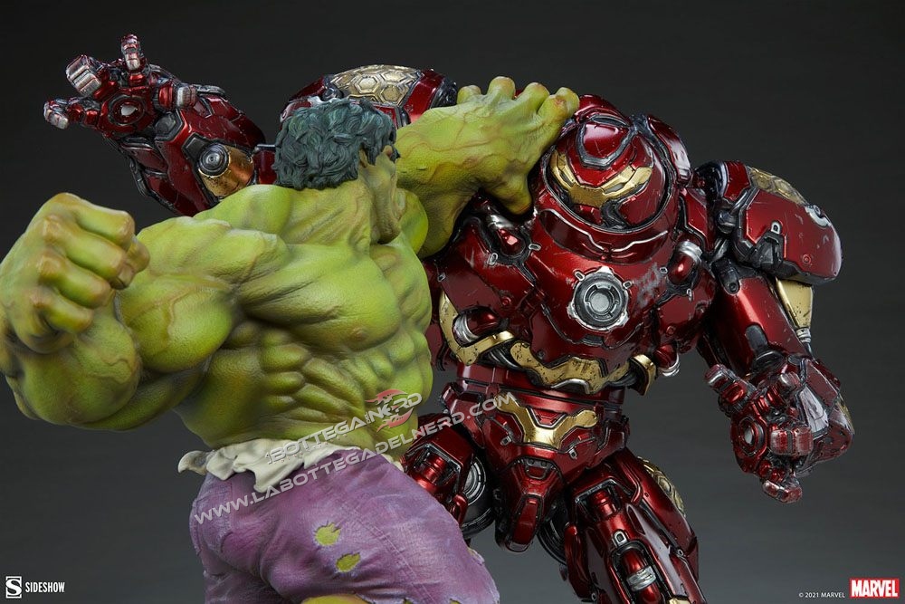 Marvel - Statue Maquette Hulk vs Hulkbuster 50cm - immagine 7