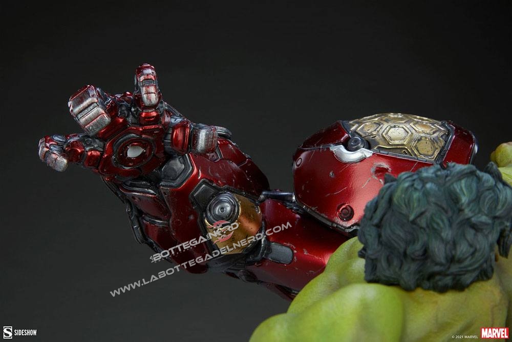 Marvel - Statue Maquette Hulk vs Hulkbuster 50cm - immagine 6
