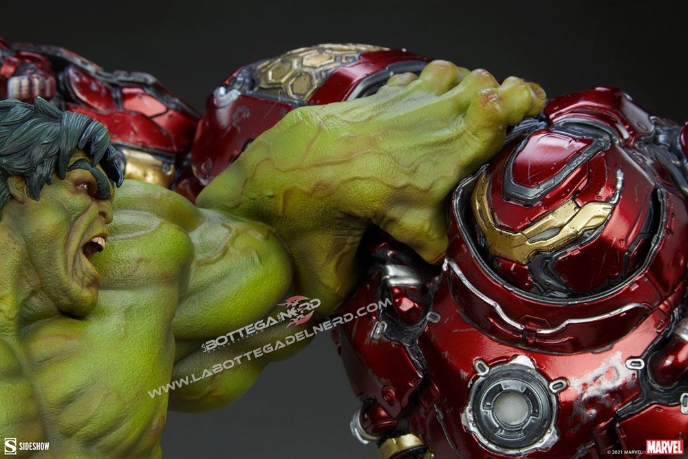 Marvel - Statue Maquette Hulk vs Hulkbuster 50cm - immagine 5