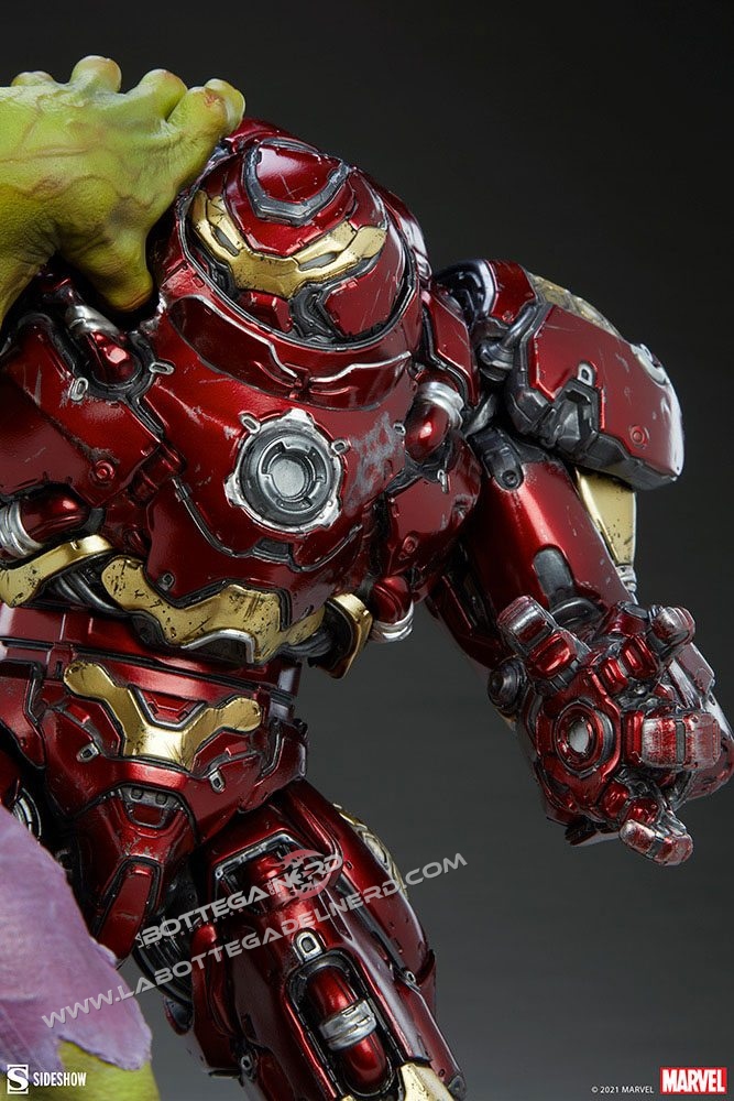 Marvel - Statue Maquette Hulk vs Hulkbuster 50cm - immagine 4
