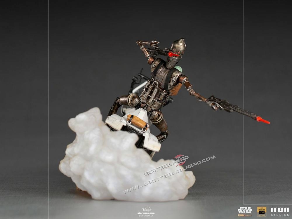 Star Wars The Mandalorian - Deluxe Statue 1/10 IG-11 & The Child 43cm - immagine 7