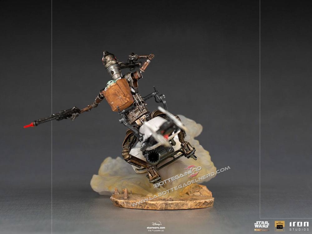 Star Wars The Mandalorian - Deluxe Statue 1/10 IG-11 & The Child 43cm - immagine 6