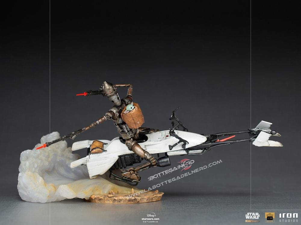 Star Wars The Mandalorian - Deluxe Statue 1/10 IG-11 & The Child 43cm - immagine 2