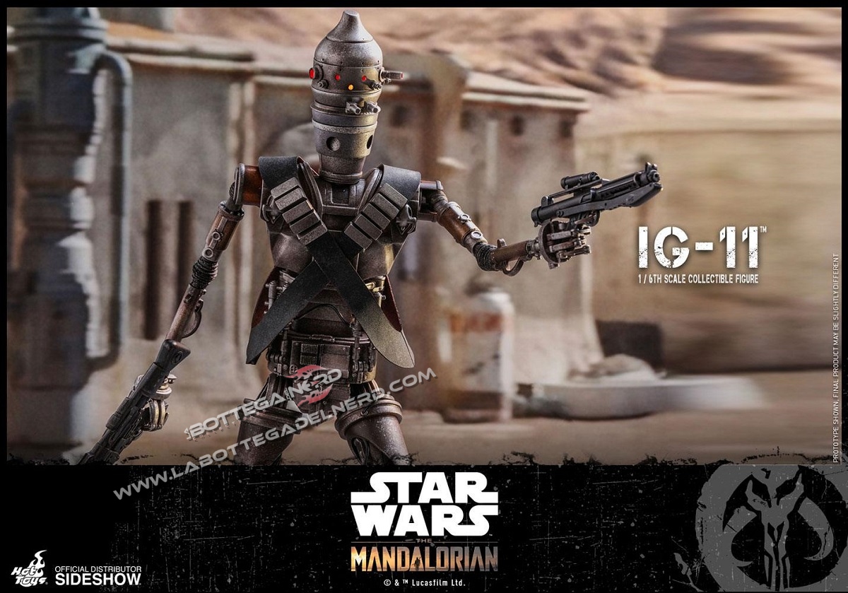 Star Wars The Mandalorian Action Figure 1/6 IG-11 36cm - immagine 6