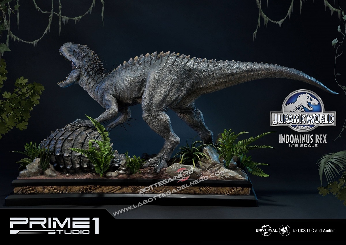 Jurassic World: Fallen Kingdom - Statua 1/15 Indominus Rex 105cm - immagine 4