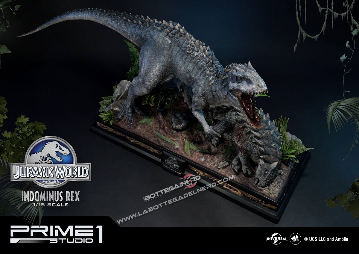 Jurassic World: Fallen Kingdom - Statua 1/15 Indominus Rex 105cm - immagine 3