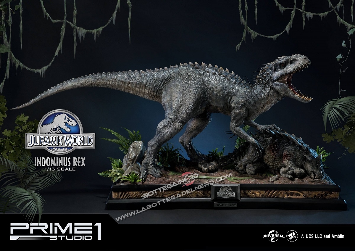 Jurassic World: Fallen Kingdom - Statua 1/15 Indominus Rex 105cm - immagine 2