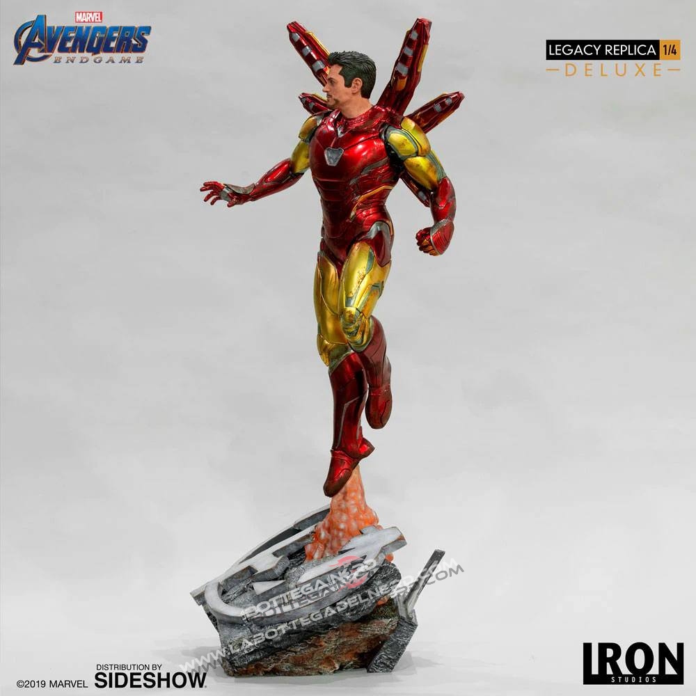 Avengers: Endgame - Statua DELUXE Iron Man Mark LXXXV 78cm - immagine 2