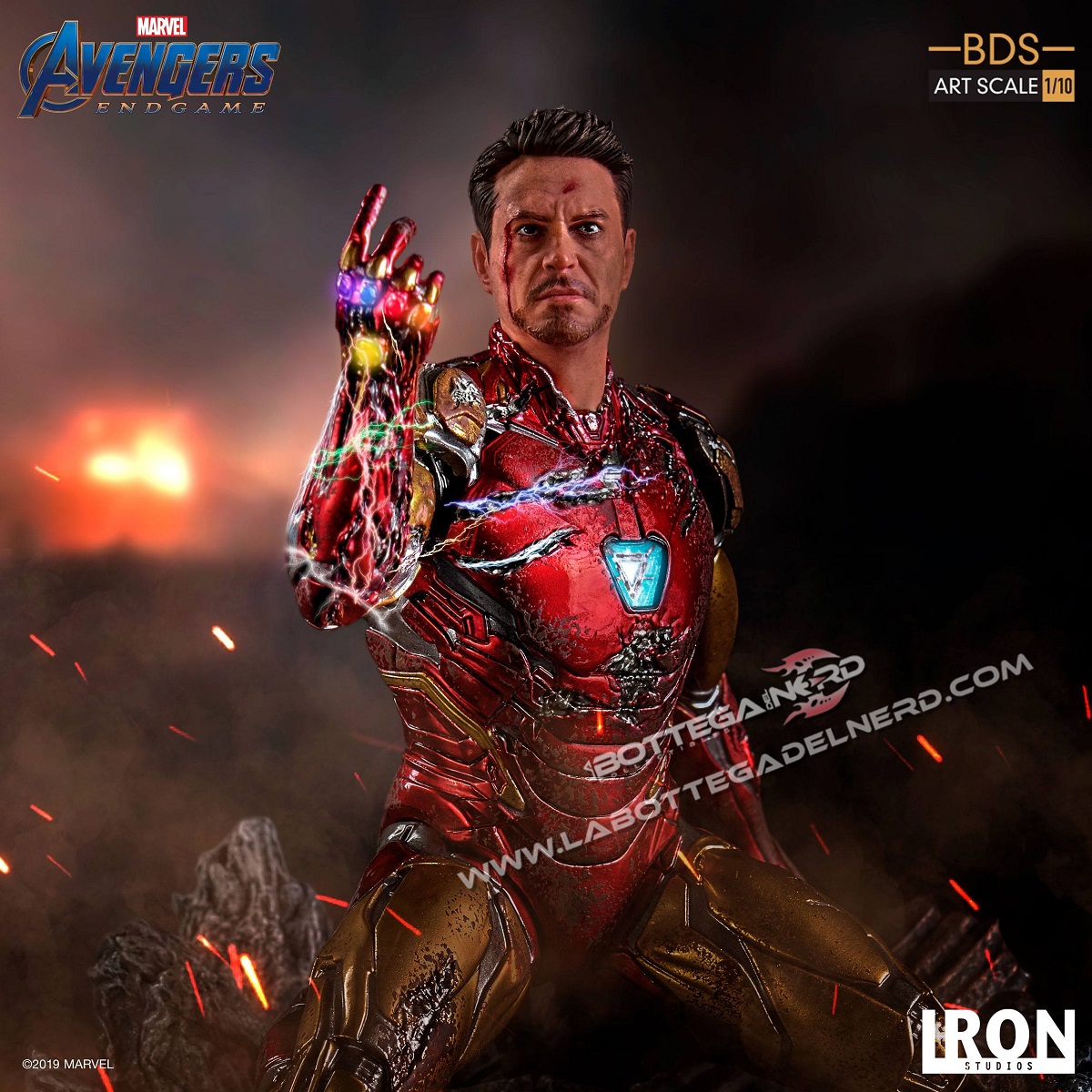 Avengers: Endgame - Statua 1/10 I am Iron Man 15cm - immagine 3