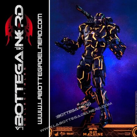 Iron Man 2 - Neon Tech War Machine Hot Toys Excl. 32cm
