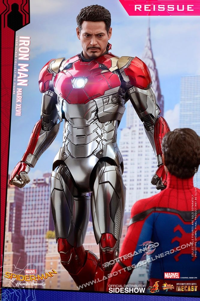 Spider-Man Homecoming - Diecast Action Figure Iron Man Mark XLVII - immagine 2