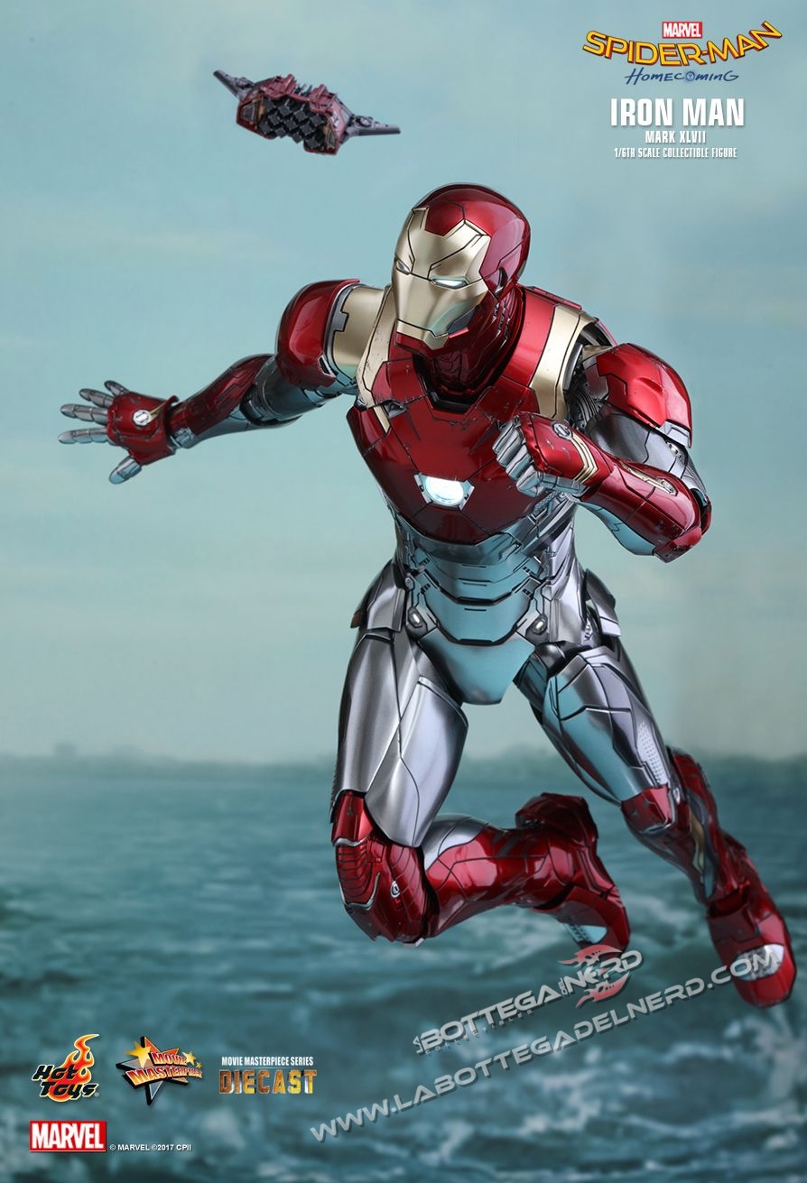 Spider-Man Homecoming - Diecast Action Figure Iron Man Mark XLVII - immagine 5