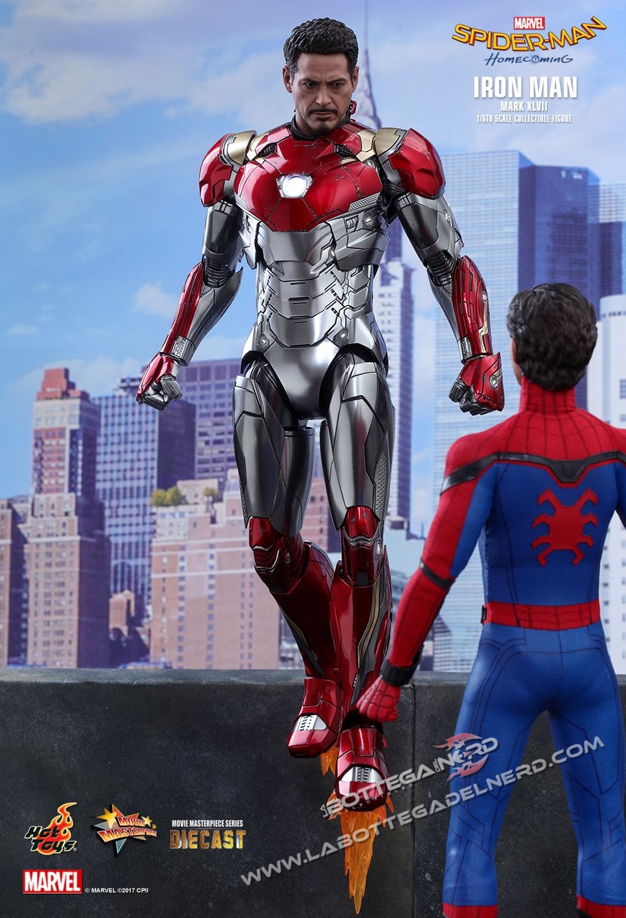 Spider-Man Homecoming - Diecast Action Figure Iron Man Mark XLVII - immagine 3