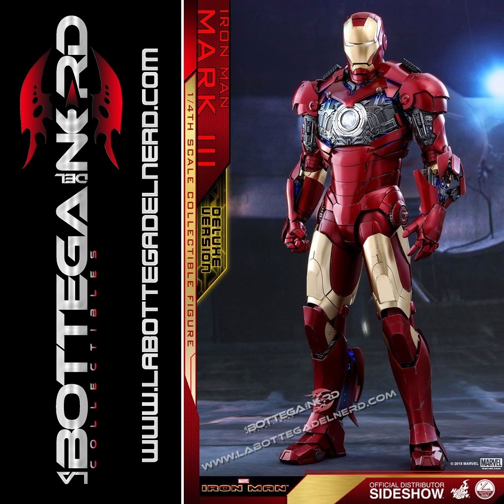 Iron Man - Action Figure 1/4 Iron Man Mark III DELUXE 48cm