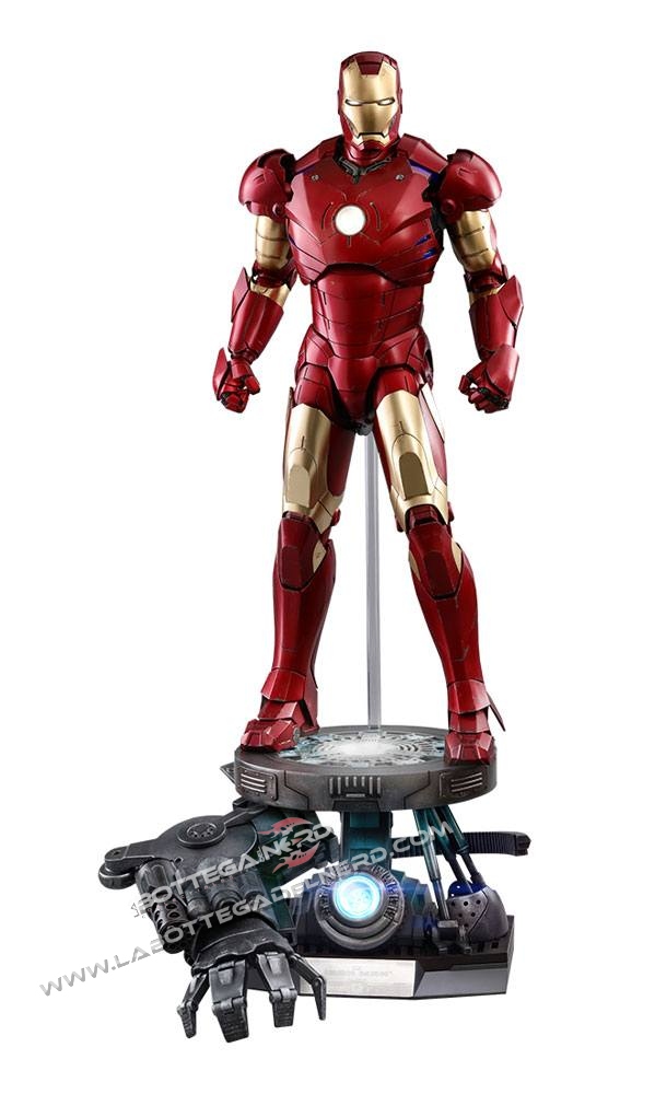 Iron Man - Action Figure 1/4 Iron Man Mark III DELUXE 48cm - immagine 10