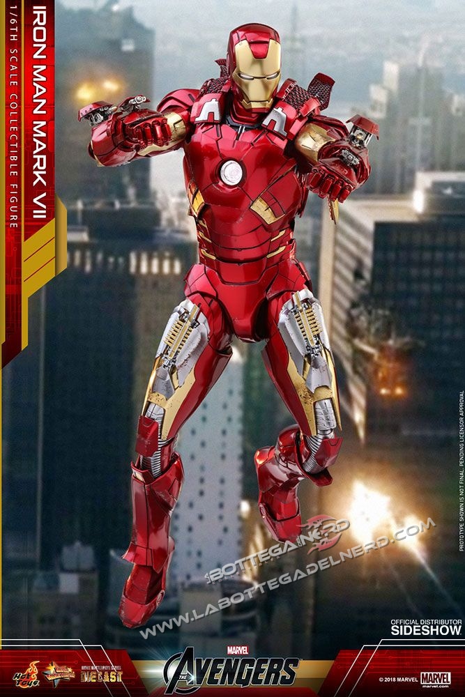 Marvel The Avengers - Diecast Iron Man Mark VII 32cm - immagine 2
