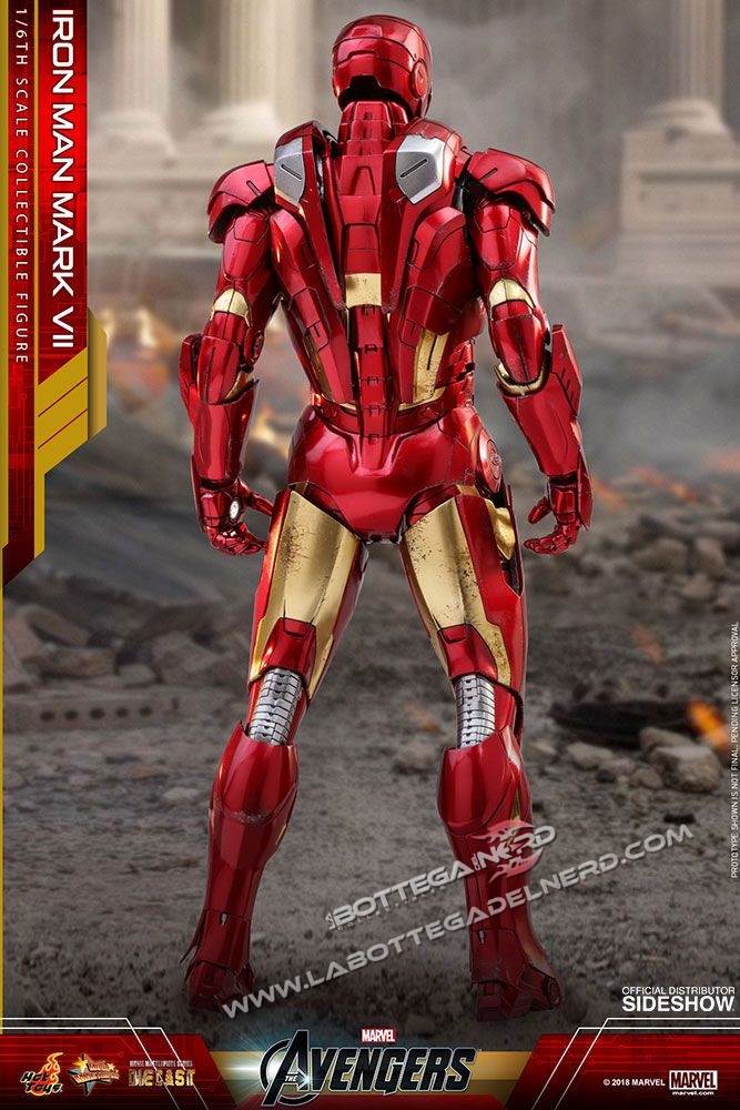 Marvel The Avengers - Diecast Iron Man Mark VII 32cm - immagine 4