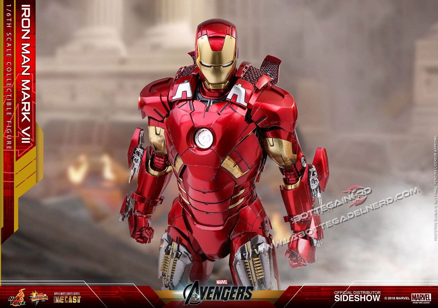 Marvel The Avengers - Diecast Iron Man Mark VII 32cm - immagine 3
